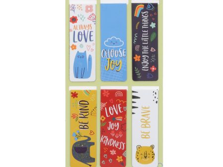 Always Love Six-Piece Magnetic Bookmark Set Hot on Sale