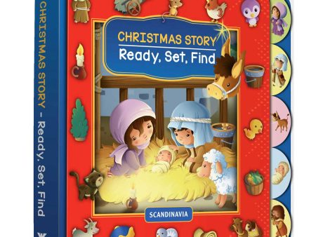 Christmas Story - Ready, Set, Find (Board Book) For Cheap