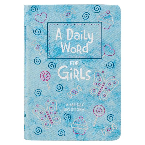 A Daily Word For Girls: 365-Day Devotional (Imitation Leather) Hot on Sale