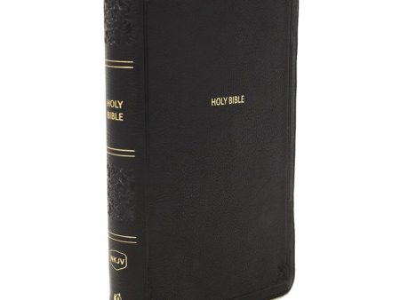 NKJV End Of Verse Personal Size Reference Bible Large Print Black (Comfort Print)(Imitation Leather) on Sale