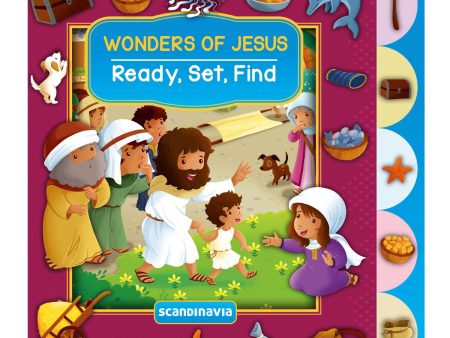 Wonders of Jesus - Ready, Set, Find (Board Book) Cheap