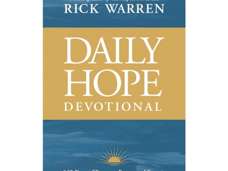 Daily Hope Devotional: 365 Days of Purpose, Peace, and Promise (Paperback) Supply