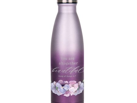 You Are Altogether Beautiful Stainless Purple Steel Water Bottle Online Hot Sale