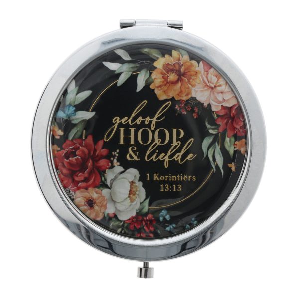 Geloof, Hoop en Liefde Afrikaans Compact Mirror Online