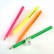 4-Piece Assorted Colors Jumbo Dry Highlighter Bible Markers With Sharpener Discount