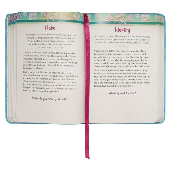 A Daily Word For Girls: 365-Day Devotional (Imitation Leather) Hot on Sale