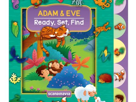 Adam & Eve - Ready, Set, Find (Board Book) Discount