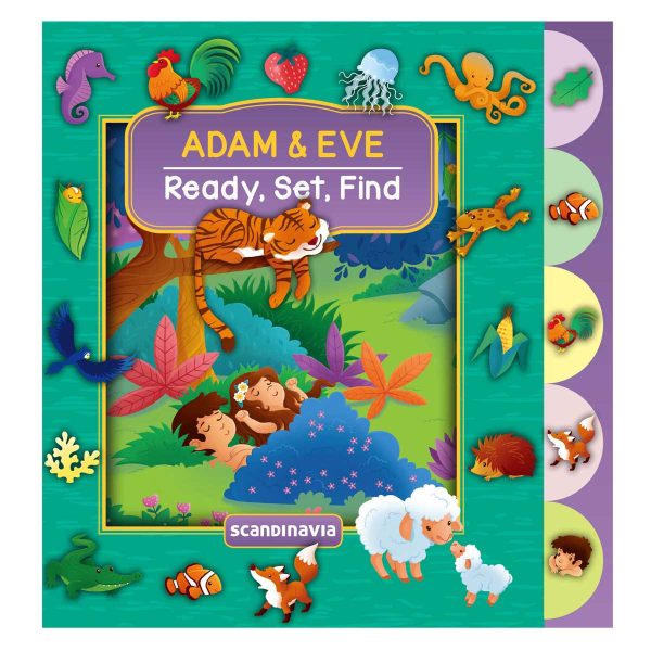 Adam & Eve - Ready, Set, Find (Board Book) Discount