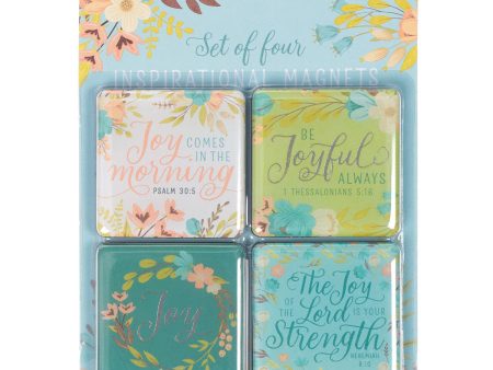 Be Joyful Always Four-Piece Magnetic Set on Sale