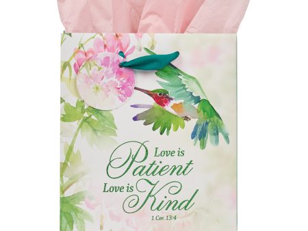 Love is Patient Love is Kind Medium Gift Bag with Gift Tag Online