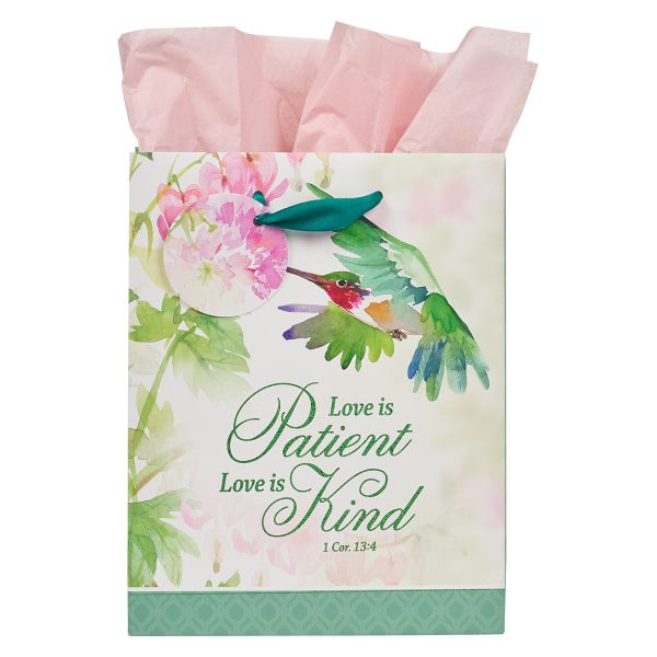 Love is Patient Love is Kind Medium Gift Bag with Gift Tag Online