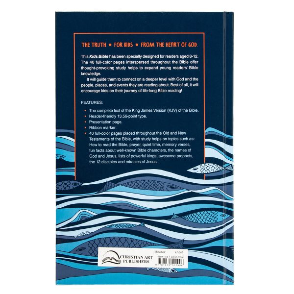 KJV Blue Ocean Hardcover Kids Bible Large Print Sale