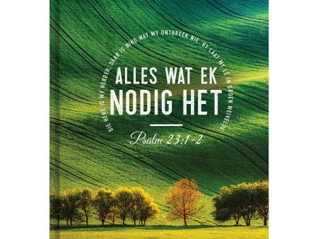 Alles Wat Ek Nodig Het (Hardeband) For Discount