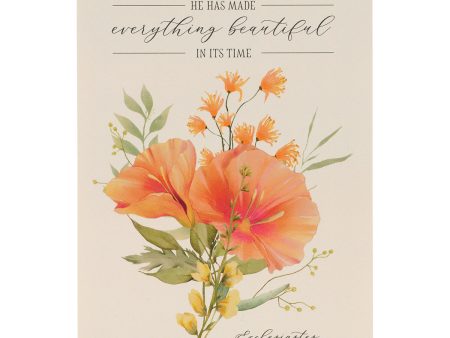 He Has Made Everything Beautiful Small Notepad - Ecclesiastes 3:11 Hot on Sale