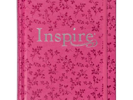 NLT Pink Peony Faux Leather Inspire Filament Bible Online now