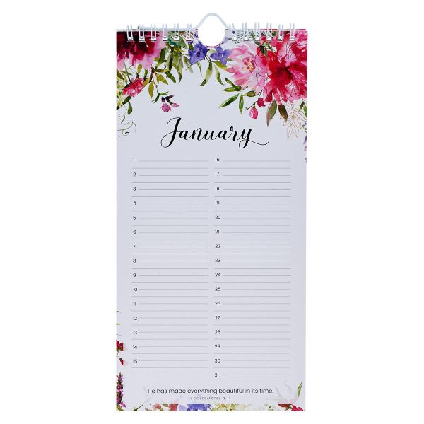 Flowers Special Days Calendar - Isaiah 60:1 For Discount