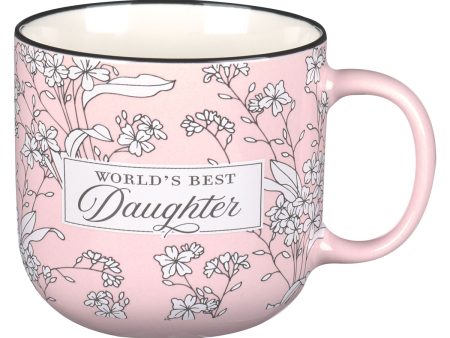 World s Best Daughter Pink Ceramic Mug Online now