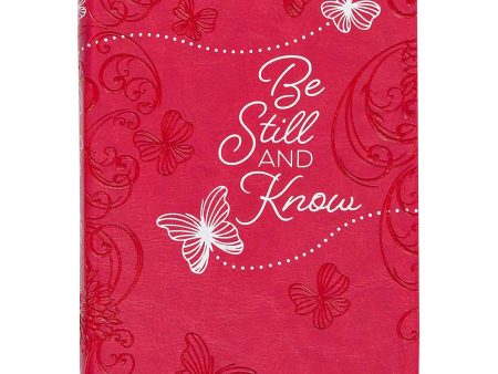 Be Still And Know: 365 Daily Devotions Pink (Imitation Leather) on Sale