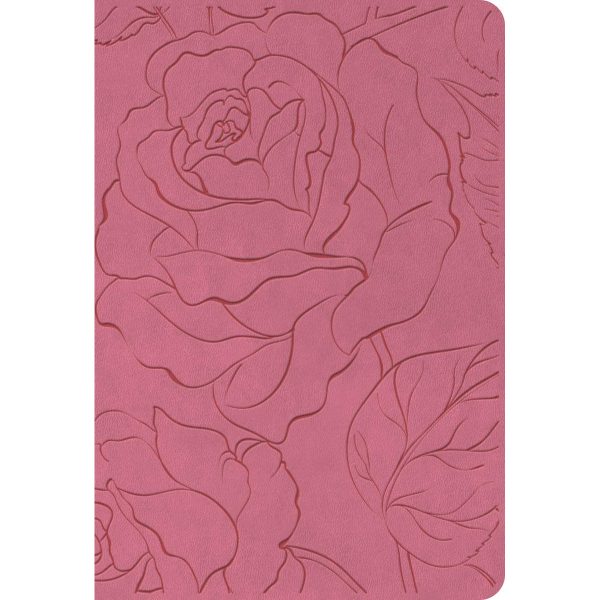 NLT Pink Rose Imitation Leather Premium Value Filament Compact Bible Discount