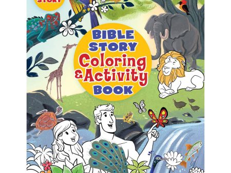 Bible Story Coloring And Activity Book (Paperback) Hot on Sale