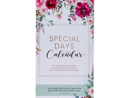 Flowers Special Days Calendar - Isaiah 60:1 For Discount