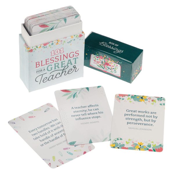 101 Blessings For A Great Teacher Boxed Cards Cheap