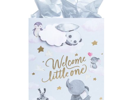 Welcome Little One Medium Gift Bag With Gift Tag Online Hot Sale