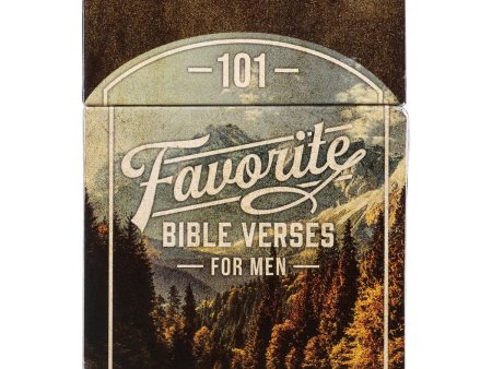 101 Favorite Bible Verses For Men Boxed Cards Supply