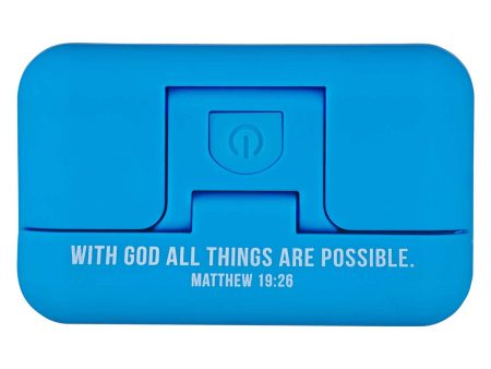 With God All Things Are Blue Book Light Discount