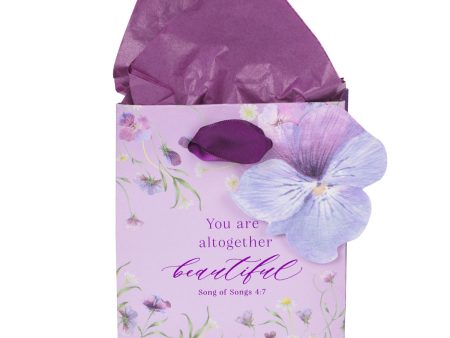 You Are Altogether Beautiful Extra Small Gift Bag with Gift Tag For Cheap