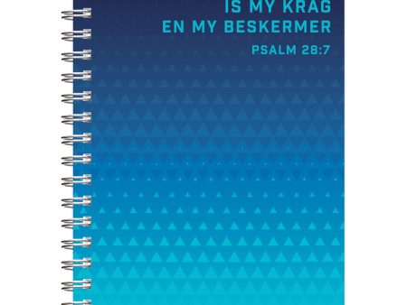 2025 Dagboek - Dagbeplanner - Die Here is My Krag en My Beskermer - Ringbind Supply