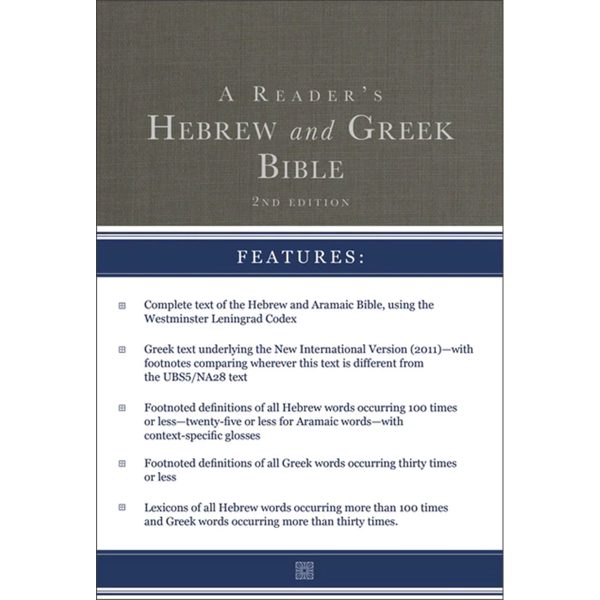 A Reader s Hebrew And Greek Bible (Hardcover) Online now