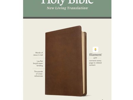 NLT Filament Thinline Reference Bible Red Letter Rustic Brown (Imitation Leather) Supply