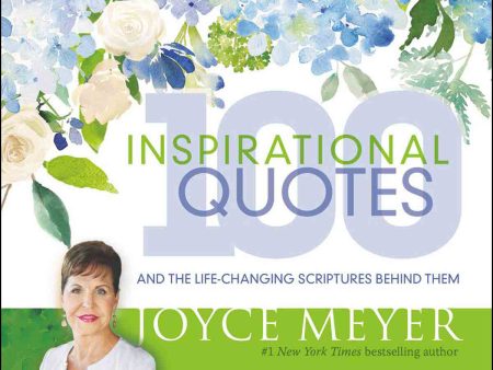 100 Inspirational Quotes: And The Lifechanging Scriptures Behind Them (Hardcover) For Sale