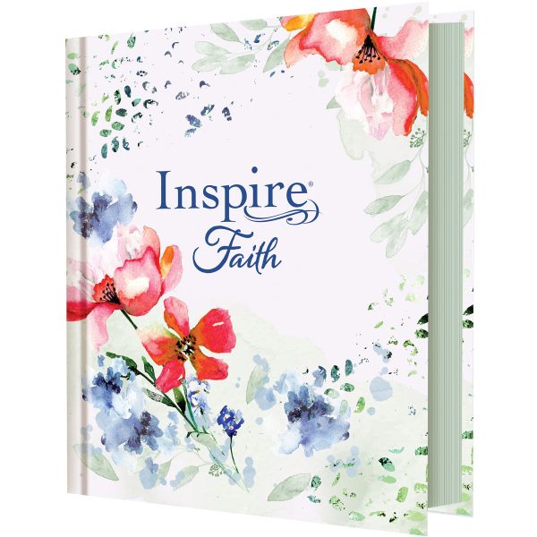 NLT Wildflower Meadow Hardcover Inspire Faith Filament-Enabled Bible Large Print Discount