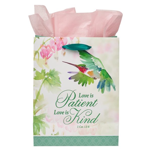 Love is Patient Love is Kind Medium Gift Bag with Gift Tag Online