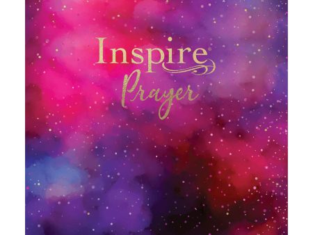 NLT Purple Faux Leather Flexcover Inspire Prayer Filament-Enabled Edition Bible Giant Print Hot on Sale