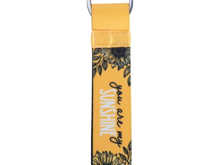 You Are My Sunshine Neoprene Wristlet Key Ring Online Hot Sale