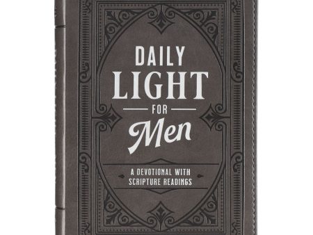 Daily Light Devotional for Men: A Devotional with Scripture Readings (Faux Leather) on Sale