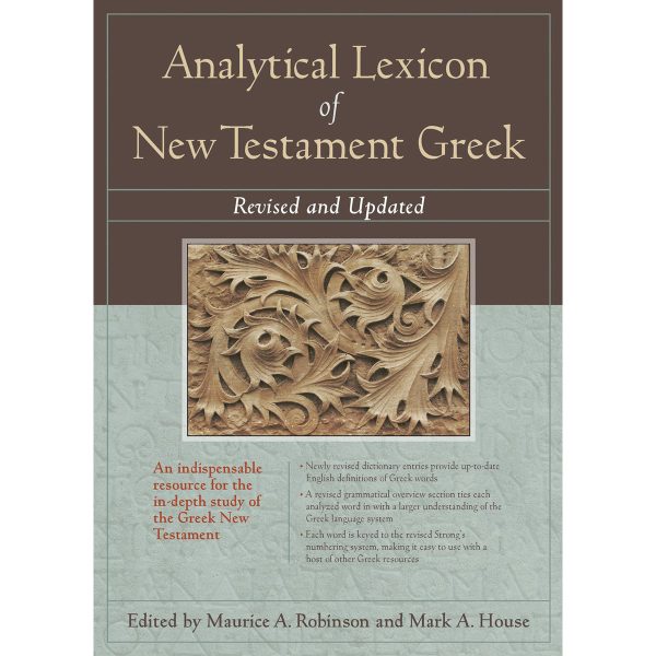 Analytical Lexicon Of New Testament Greek: Revised And Updated (Hardcover) Cheap