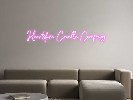 Custom Neon Sign Heartsfire Ca... Online