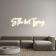 Custom Neon Sign SThe tart Typ... Online Hot Sale