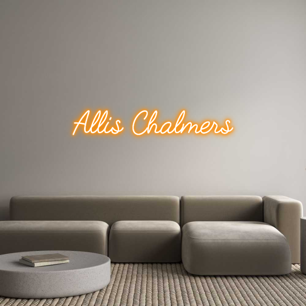 Custom Neon: Allis Chalmers For Discount