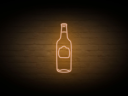 BEER BOTTLE NEON SIGN For Discount