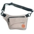 Ash Gray Hip Bag For Cheap