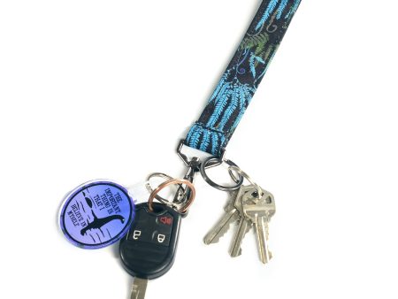 Follow the Ferns Wristlet Key Fob Online Hot Sale