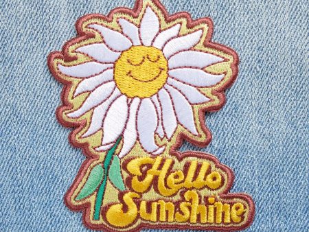 Hello Sunshine Embroidered Patch Supply