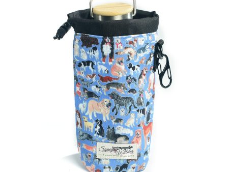 Dog Park (Light Blue) Water Bottle Holder For Cheap