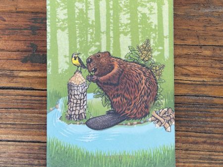 Oregon Beaver Matte Fridge Magnet Cheap