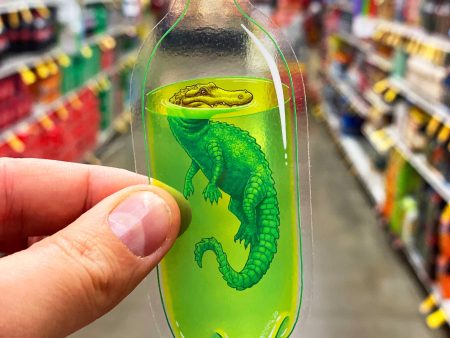 Danger Dew (aka  2-Liter Lurker ) Alligator Clear Sticker Online Hot Sale